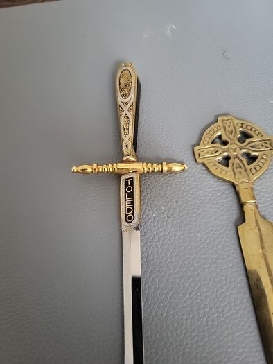 Vintage brass letter opener