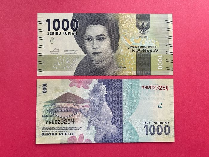 Indonesia  1,000 Rupiah  2016  ( uncirculated )