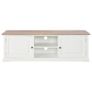 TV Cabinet White 120x30x40 cm Wood Image 4