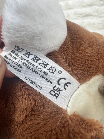 CHIP & DALE - Chip Plush approx. 30 cm. Simba Used Please see photos