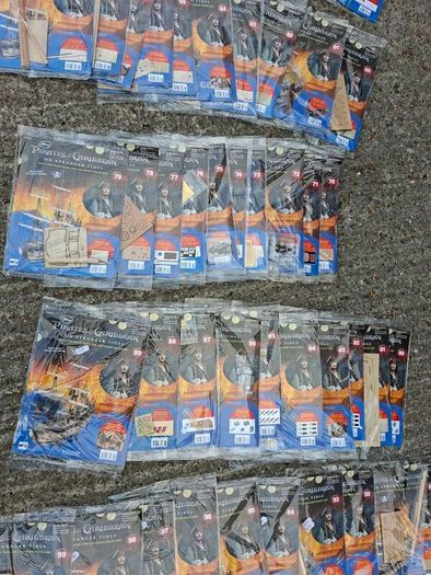 Pirates of the carribean magazine collection Pirates ship assembly