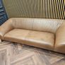 Modern style Natural Scandinavian Leather sofa Image 3