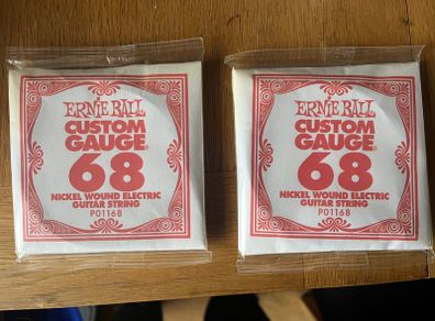 Ernie Ball Single String Packs - 68s and 70s