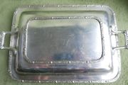 Antique Silver Plated Lidded Entree Serving Dish