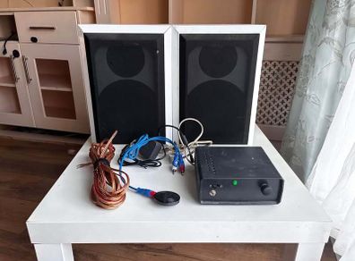 Stereo Speaker Set with Amplifier & Chromecast Audio