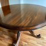Antique mahogany circular pod table Image 5