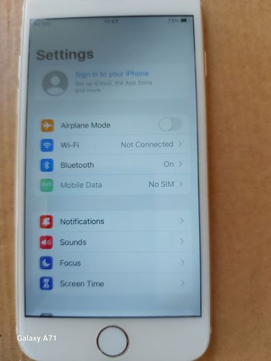 Apple IPHONE 6s, White, 64GB, Battery Health 81%, in excellent cosmetic condition