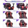 Ergonomic Gaming Chair, Computer Desk Chair Racing Design with Wide Back Cushion, Extendible Footrest in Waist Area Simply Connect to PC Image 7