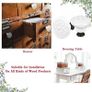 12 Pcs Cabinet Knobs, 34mm Ceramic Door Knobs with Screws, Mushroom Cupboard Knobs for Cabinet Wardrobe Dresser Drawer Door Chest (FREE POSTAGE) Image 3