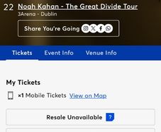 Noah kahan ticket