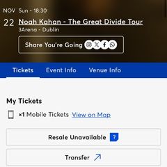 Noah kahan ticket