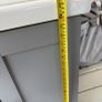 IKEA ENHET TVALLEN Wash-stnd w doors/wash-basin/tap SALJEN , grey/grey frame, 64x43x65 cm BATHROOM UNIT Image 9