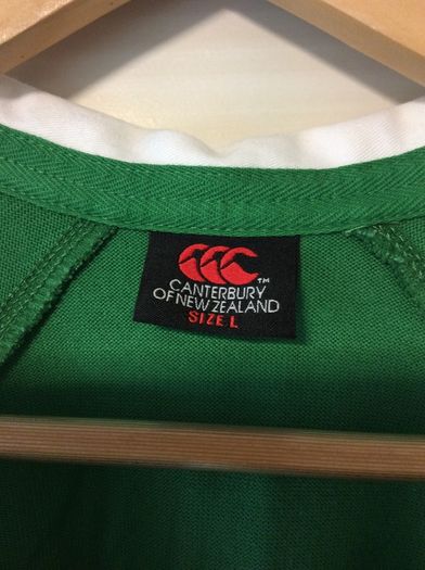 Ireland Rugby Jersey. Triple Crown Winning Jersey Year 2007. Official Canterbury Home Jersey. Authentic Original From The Time. Not A Modern Day Remake.