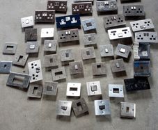 Stainless steel switches and sockets