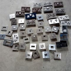 Stainless steel switches and sockets