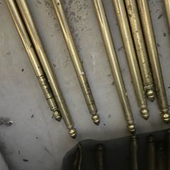 Brass vintage stair rods