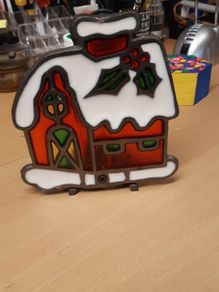 Christmas candle holder