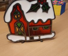 Christmas candle holder