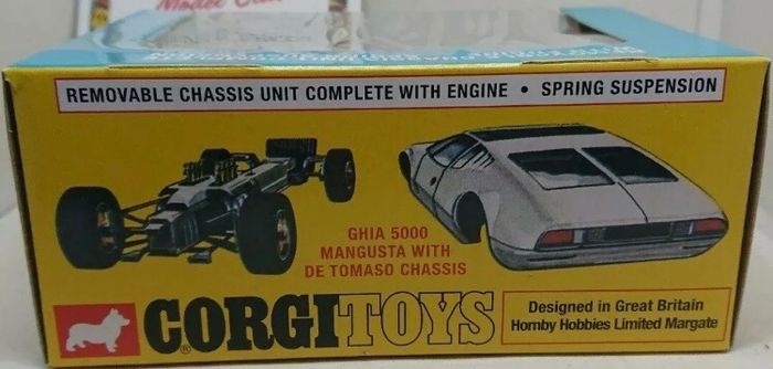 Corgi Toys 1/43 DeTomaso Mangusta
