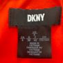 DKNY Orange V Neck Midi Dress Image 6