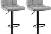 _2 set Grey bar stools adjustable