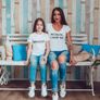 Mom and daughter matching t-shirts sets Image 2