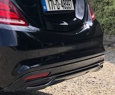 Mercedes W222 S Class Rear Diffuser / Lower Bumper