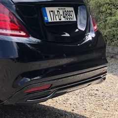 Mercedes W222 S Class Rear Diffuser / Lower Bumper
