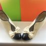The Wedding Shoe, black and cream. Image 2