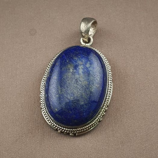 Vintage LapisLazuli 925 Sterling sliver Pendant
