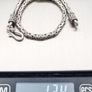 Vintage 925 Silver Byzantine Woven Link Bracelet Image 9