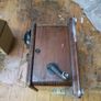 Antique Wind Up Telephone Box Image 2