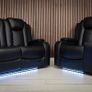 Ashbyrne Sofa cinema seats recliners with many features Image 5