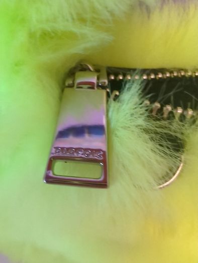 Neon furry Parfois handbag