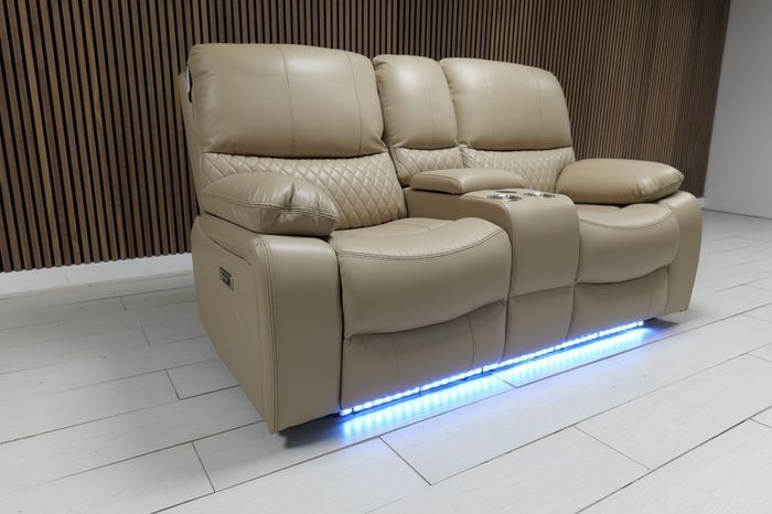 2 Seater Rita Plus Electric Leather Recliner Sofa