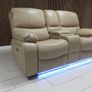 2 Seater Rita Plus Electric Leather Recliner Sofa Image 4