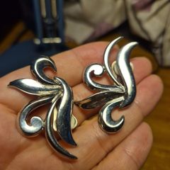 Vintage Silver Tone Earrings