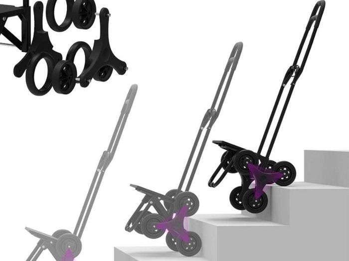 Folding Shopping Trolley on 6 Wheels, Stair Climbing Shopping Cart, Grocery Trolley MULTIPLE COLOURS AVAILABLE (FREE POSTAGE)