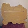 Vintage wooden hand painted bear wall hanging Image 4