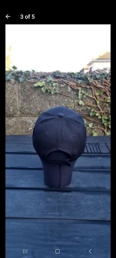 Hat with duck patch