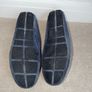 Dune Bradlay Men's Navy Suede Driver Loafers - Size UK 10 Image 7