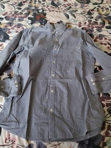 lovely new jack and Jones black and white shirt