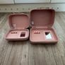 Calco Two Pink Pattern Vanity Cases Image 3