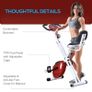 Steel Manual Resistance Exercise Bike w/ LCD Monitor Red (FREE SHIPPING) Image 6
