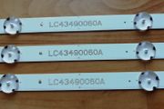 Lc43490064a New Full Backlight Set For Lg Tv 43uj630v  43uj634v 43lj610v 43lj624v 43uk6470plc 43lj634v 43lj617t 43uj6309 43uj635v 43um7100
