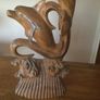 Vintage Wood Carving X 2. ( Reduced) Image 5