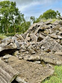50 Tonnes Clean Concrete & Stone Rubble