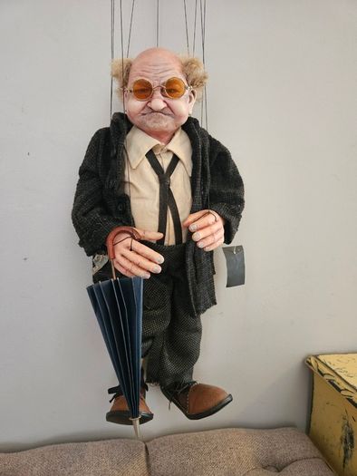 Vintage Czech Figurines Old man Joe and Woman