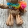 Marvel Studios Cute Baby I Am Groot Feather Boa Plush Used Please look at the pictures Image 4