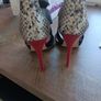 womens high heel shoes,  brand escape, color is redsnake, size 4 Image 2